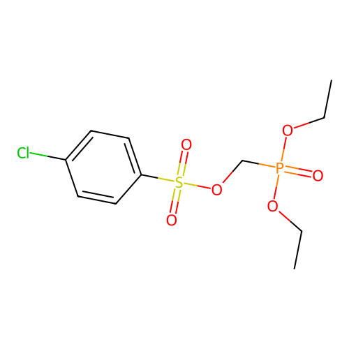 (Diethoxyphosphoryl)methyl 4-chlorobenzenesulfonate structure