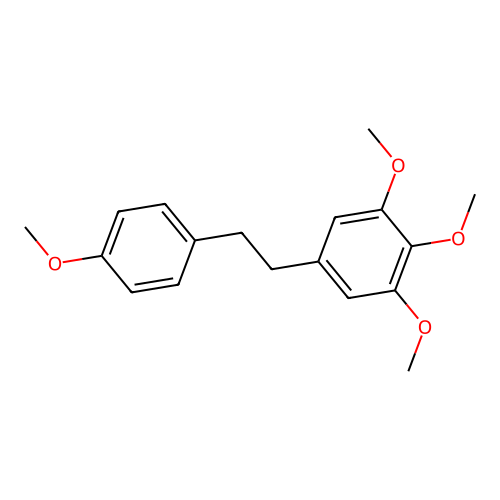 1,2,3-Trimethoxy-5-[2-(4-methoxyphenyl)ethyl]benzene structure