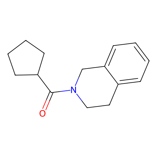 cyclopentyl(3,4-dihydroisoquinolin-2(1H)-yl)methanone structure