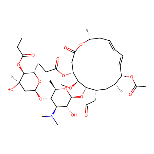 9-Acetylmidecamycin structure
