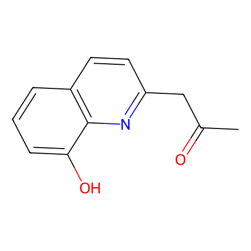 1-(8-Hydroxy-2-quinolinyl)acetone structure