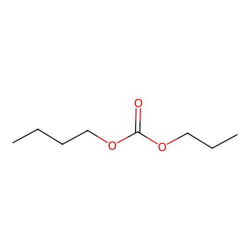 Carbonic acid, butyl propyl ester structure