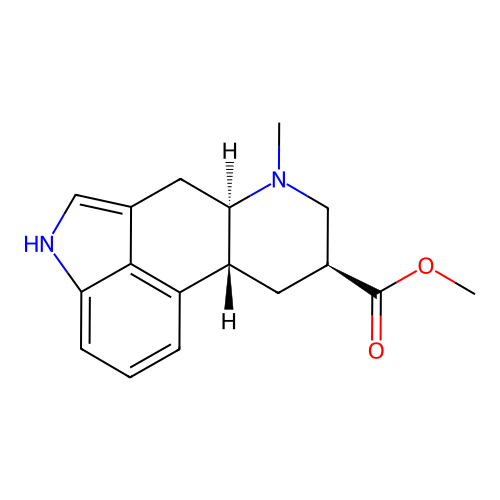 Dihydroisolysergic acid methyl ester structure