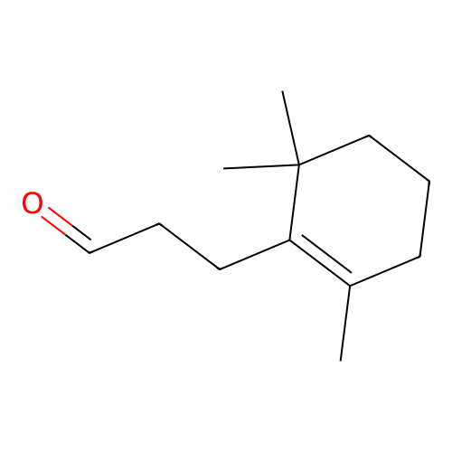 1-Cyclohexene-1-propanal, 2,6,6-trimethyl- structure