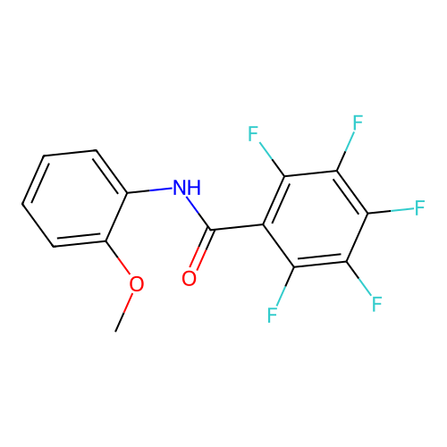 2,3,4,5,6-pentafluoro-N-(2-methoxyphenyl)benzamide structure