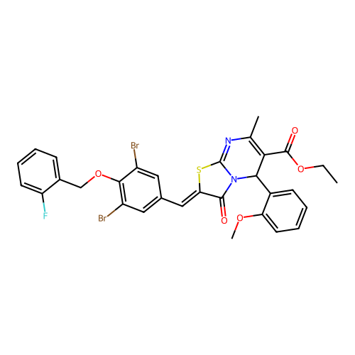 CAS 354784-25-1 - C31H25Br2FN2O5S structure