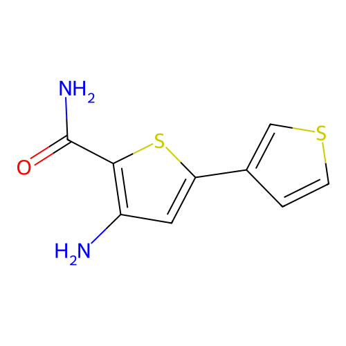 3-Amino-5-(3-thienyl)thiophene-2-carboxamide structure