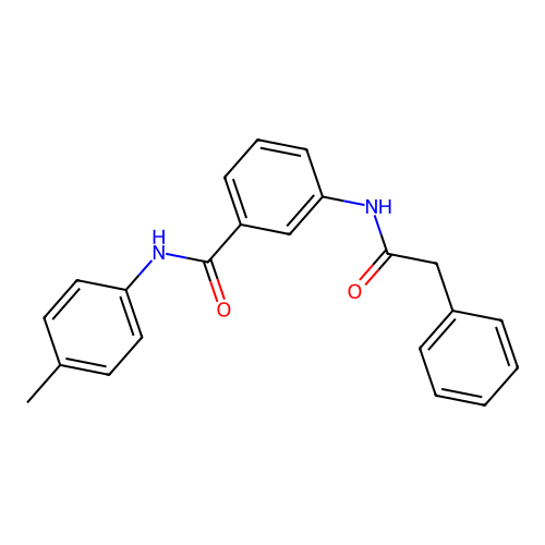 N-(4-methylphenyl)-3-[(phenylacetyl)amino]benzamide structure