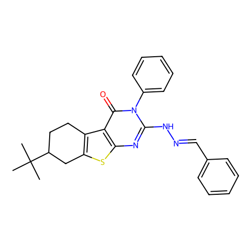 C27H28N4OS structure