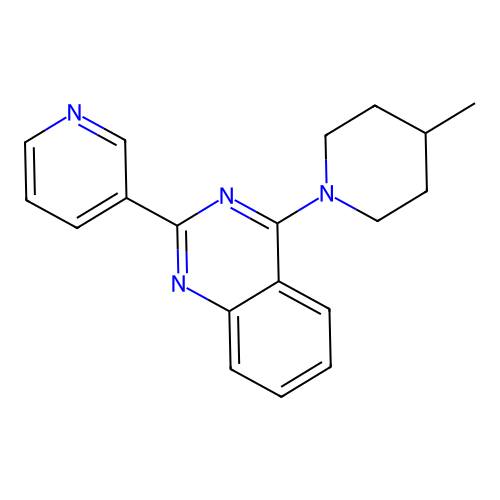4-(4-Methylpiperidin-1-yl)-2-(pyridin-3-yl)quinazoline structure