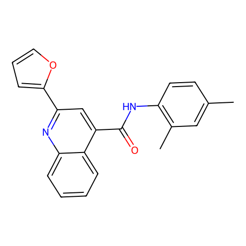 N-(2,4-dimethylphenyl)-2-(furan-2-yl)quinoline-4-carboxamide structure