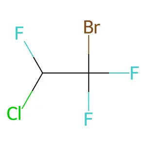 1-Bromo-2-chloro-1,1,2-trifluoroethane structure