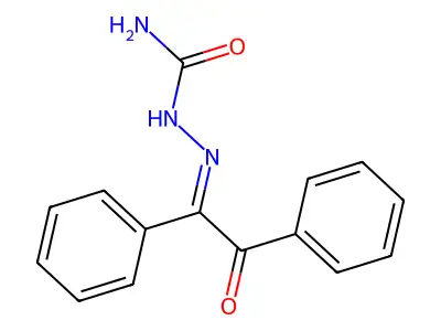 Benzil-Monosemicarbazon structure