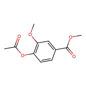 Methyl 4-(acetyloxy)-3-methoxybenzoate structure