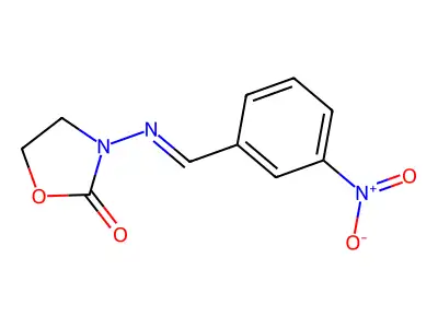 3-[(3-Nitrophenyl)methylideneamino]-1,3-oxazolidin-2-one structure