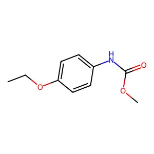 Carbamic acid, (4-ethoxyphenyl)-, methyl ester structure