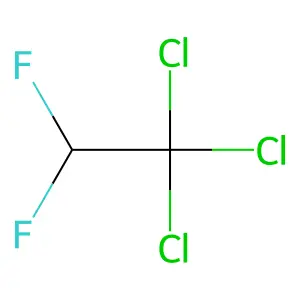 Ethane, 1,1,1-trichloro-2,2-difluoro- structure