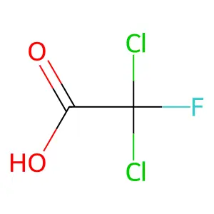 二氯氟乙酸 structure