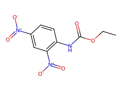 2,4-二硝基苯胺基甲酸乙酯 structure