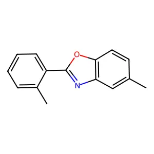 5-Methyl-2-(2-methylphenyl)-1,3-benzoxazole structure