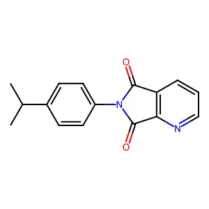6-(4-isopropylphenyl)-5H-pyrrolo[3,4-b]pyridine-5,7(6H)-dione structure