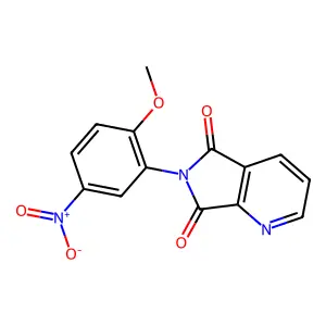 6-(2-Methoxy-5-nitrophenyl)pyrrolo[3,4-b]pyridine-5,7-dione structure