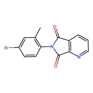 6-(4-Bromo-2-methylphenyl)pyrrolo[3,4-b]pyridine-5,7-dione structure