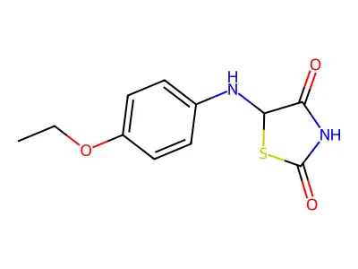 5-(4-Ethoxyanilino)-1,3-thiazolidine-2,4-dione structure