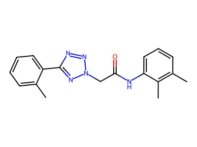N-(2,3-dimethylphenyl)-2-[5-(2-methylphenyl)tetrazol-2-yl]acetamide structure