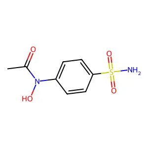 N-羟基-N-(4-磺酰氨基苯基)乙酰胺 structure