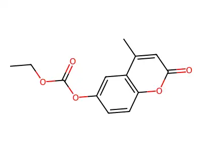 ethyl 4-methyl-2-oxo-2H-chromen-6-yl carbonate structure