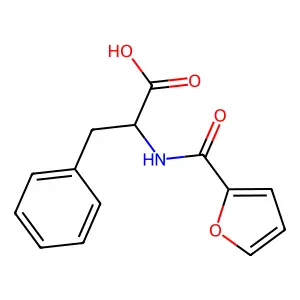 (2S)-2-[(furan-2-yl)formamido]-3-phenylpropanoic acid structure