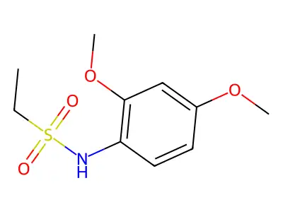 N-(2,4-dimethoxyphenyl)ethanesulfonamide structure