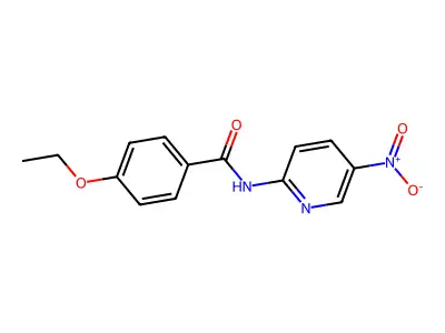 4-ethoxy-N-(5-nitropyridin-2-yl)benzamide structure