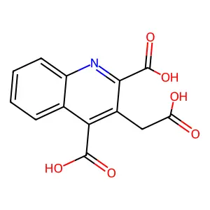 3-(羧甲基)喹啉-2,4-二甲酸 structure