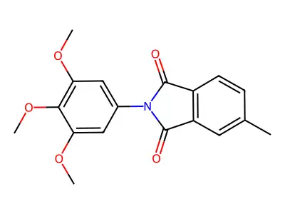 5-Methyl-2-(3,4,5-trimethoxyphenyl)isoindoline-1,3-dione structure