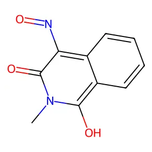 2-methyl-1,3,4(2H)-isoquinolinetrione 4-oxime structure
