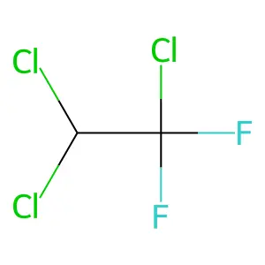 1,1-Difluoro-1,2,2-trichloroethane structure