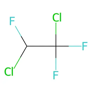 1,2-二氯-1,1,2-三氟乙烷 structure