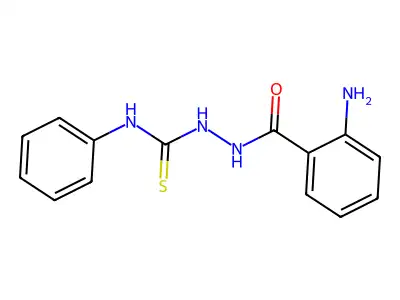 2-amino-N-[(phenylcarbamothioyl)amino]benzamide structure