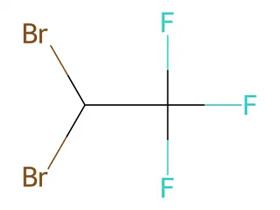 1,1,1-三氟-2,2-二溴乙烷 structure