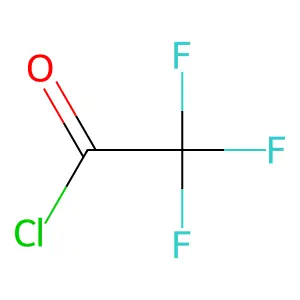 三氟乙酰氯 structure