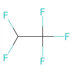 五氟乙烷 structure
