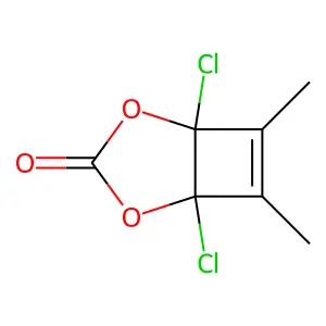 1,5-Dichloro-6,7-dimethyl-2,4-dioxabicyclo[3.2.0]hept-6-en-3-one structure