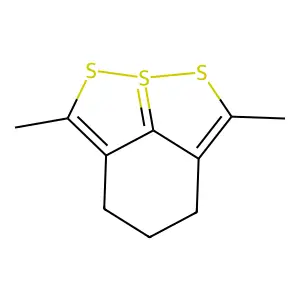 3H-(1,2)Dithiolo(4,5,1-hi)(1,2)benzodithiole-8-s(iv), 4,5-dihydro-2,6-dimethyl- structure