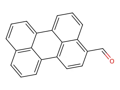 3-Perylenecarboxaldehyde structure