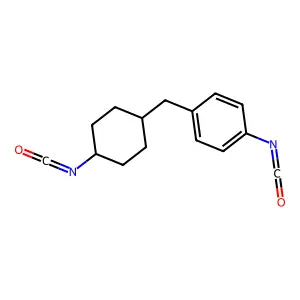Benzene, 1-isocyanato-4-[(4-isocyanatocyclohexyl)methyl]- structure