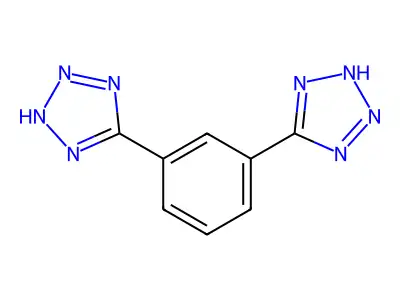 5,5'-(1,3-Phenylene)bis(1H-1,2,3,4-tetrazole) structure