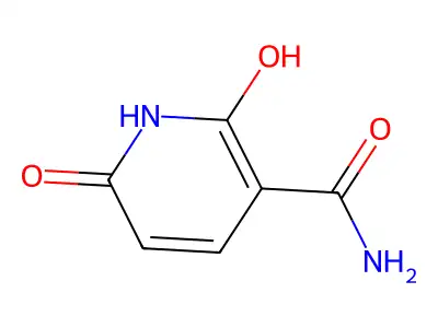 2,6-Dihydroxynicotinamide structure