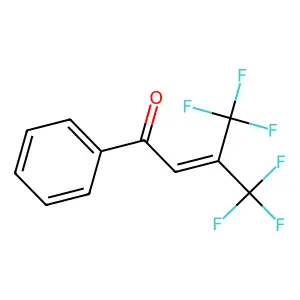 4,4,4-Trifluoro-1-phenyl-3-(trifluoromethyl)but-2-en-1-one structure